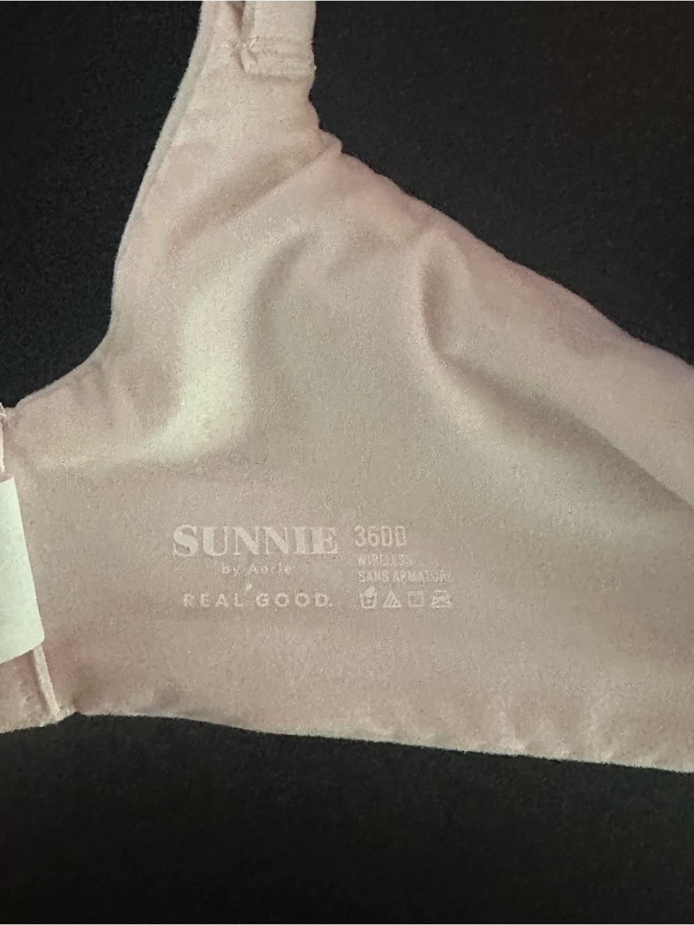 aerie Light Pink Sunny Wireless Push Up Bra - Picture 7 of 8